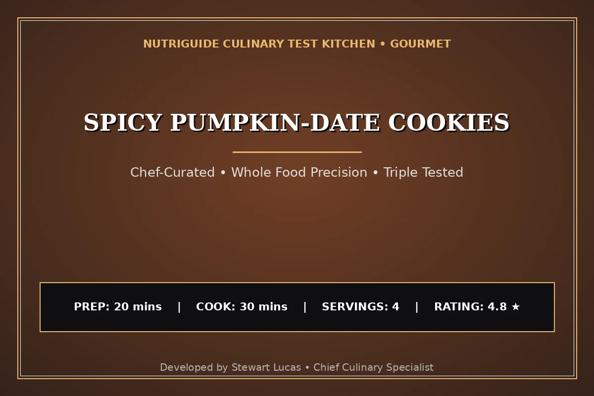 Spicy Pumpkin-Date Cookies