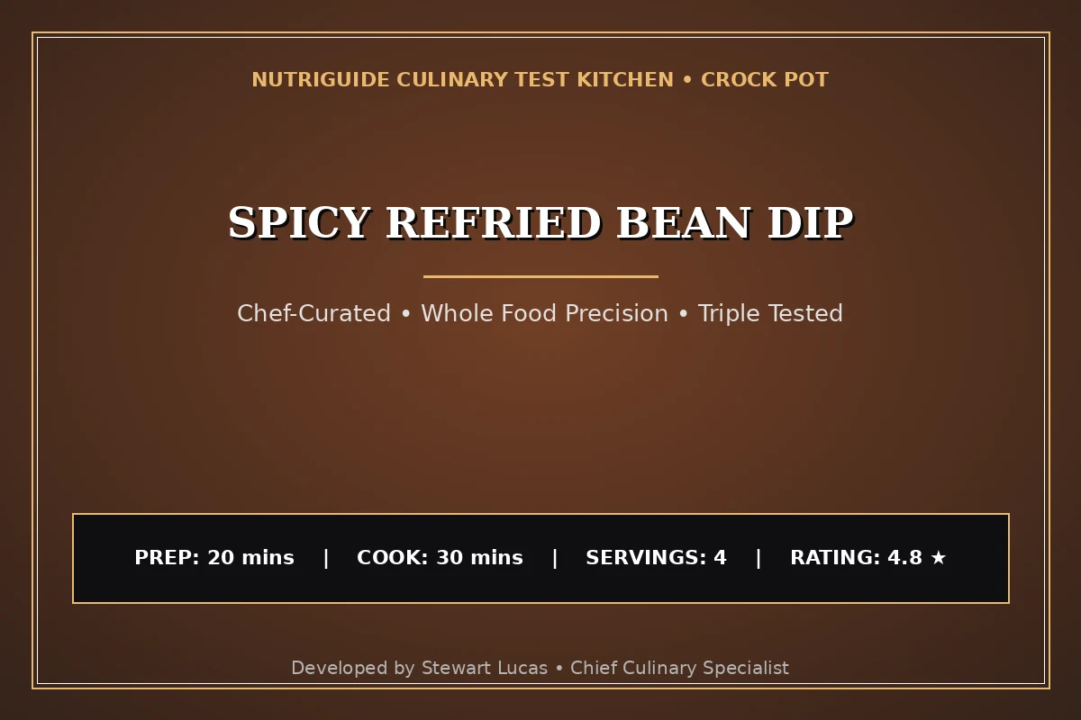 Spicy Refried Bean Dip