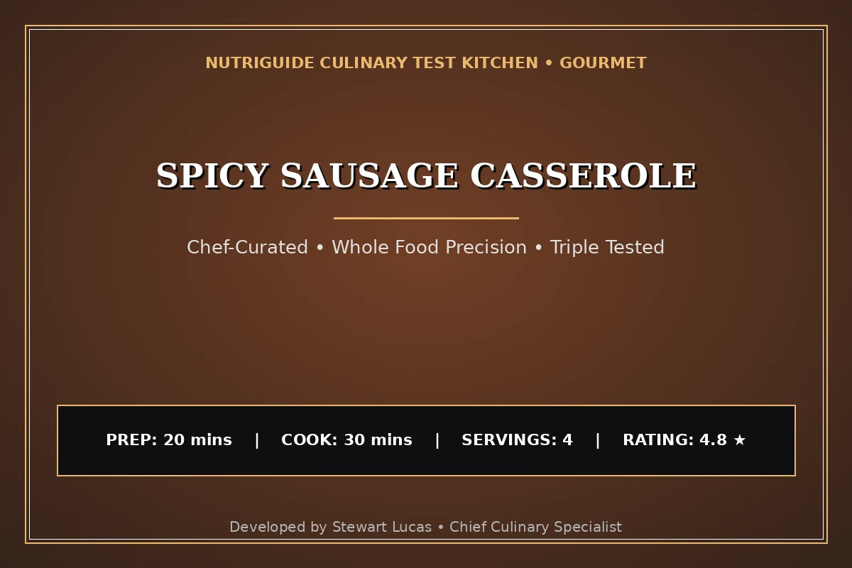 Spicy Sausage Casserole