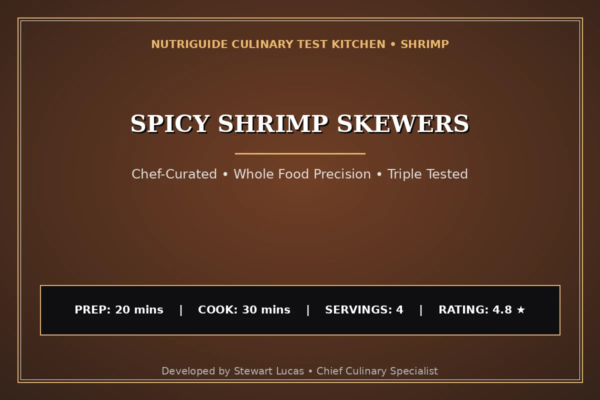 Spicy Shrimp Skewers