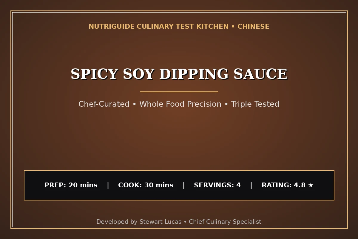 Spicy Soy Dipping Sauce