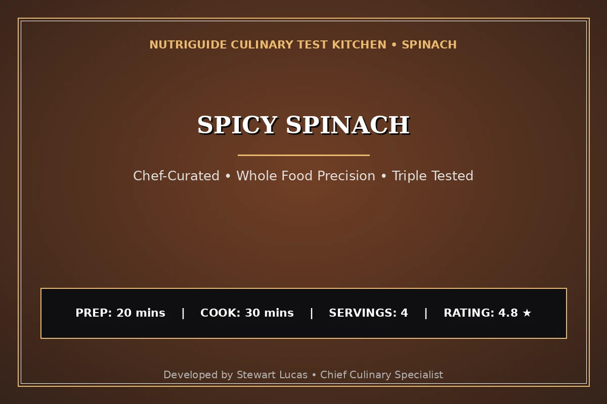 Spicy Spinach