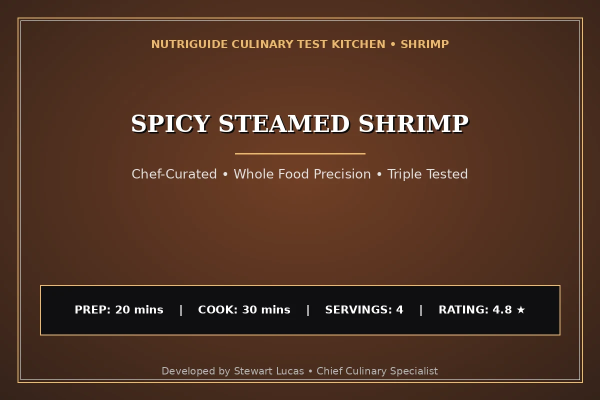 Spicy Steamed Shrimp