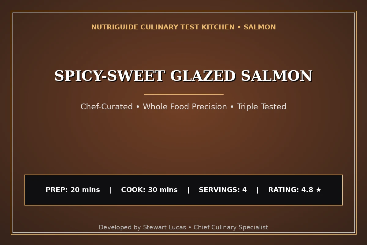 Spicy-Sweet Glazed Salmon
