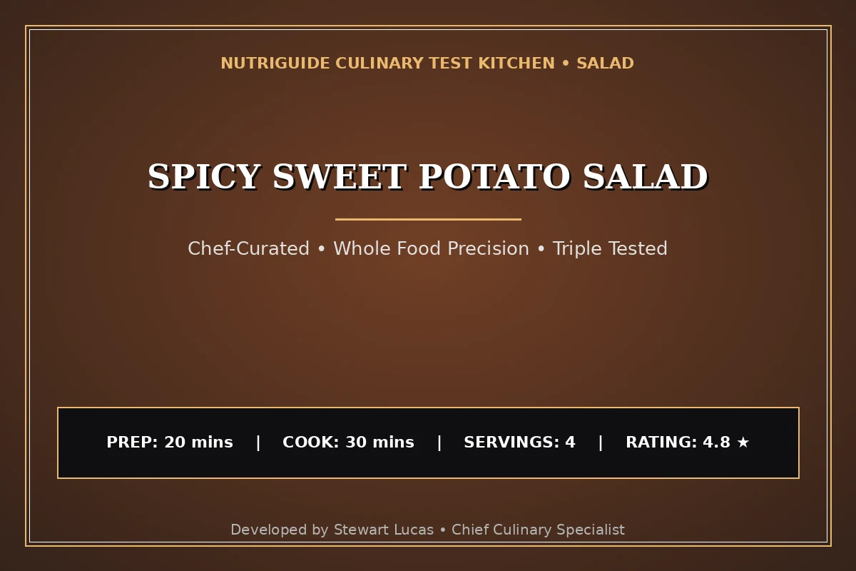 Spicy Sweet Potato Salad