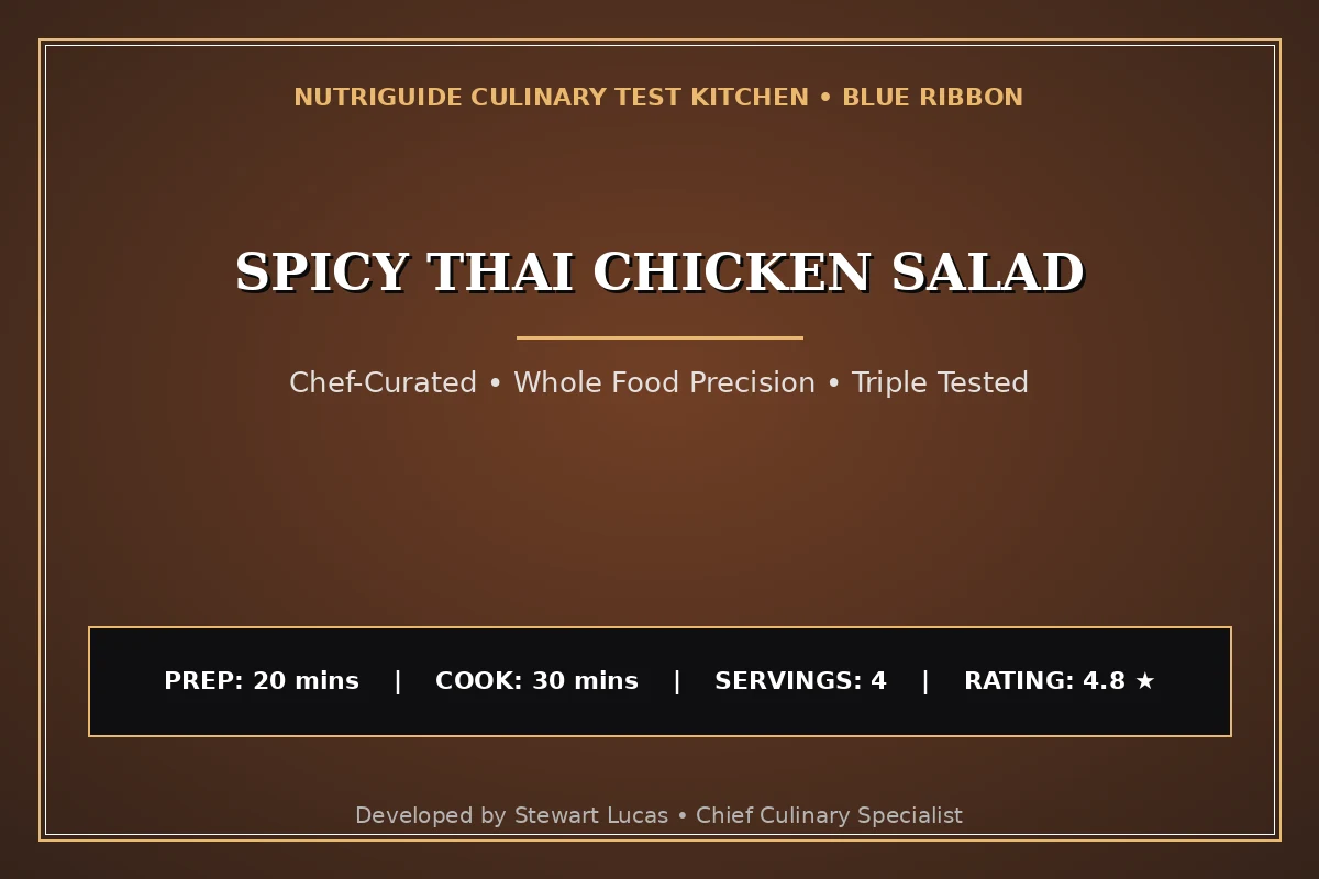 Spicy Thai Chicken Salad