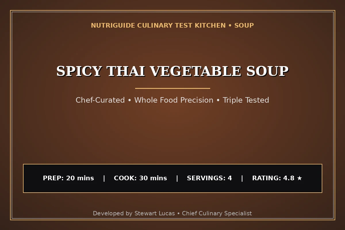 Spicy Thai Vegetable Soup