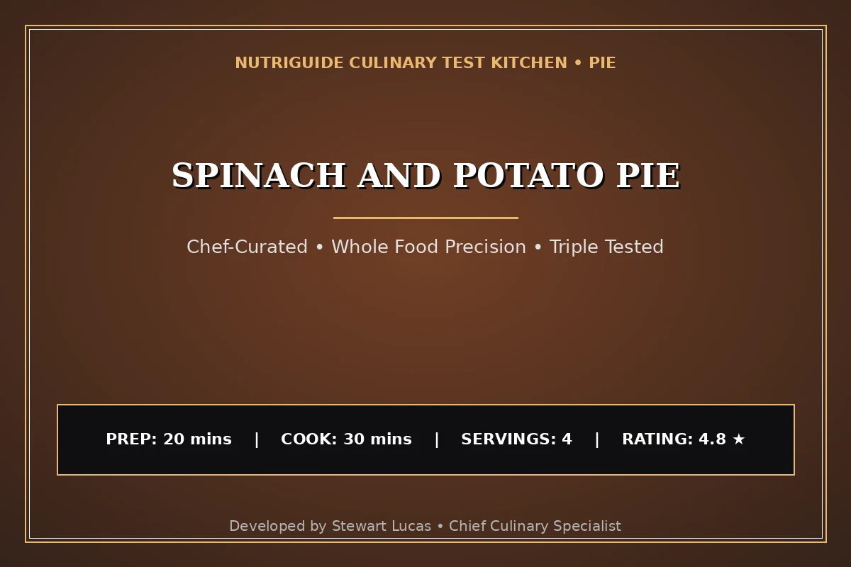 Spinach And Potato Pie