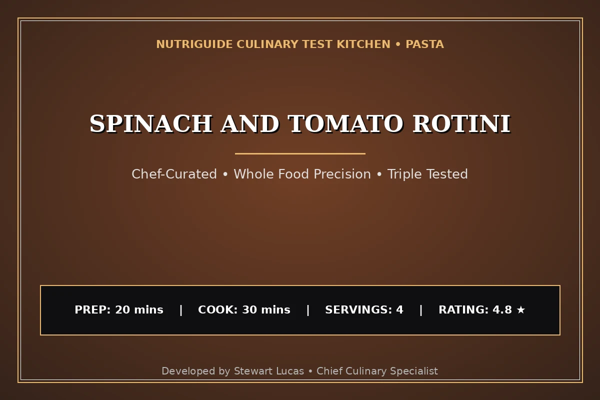 Spinach And Tomato Rotini