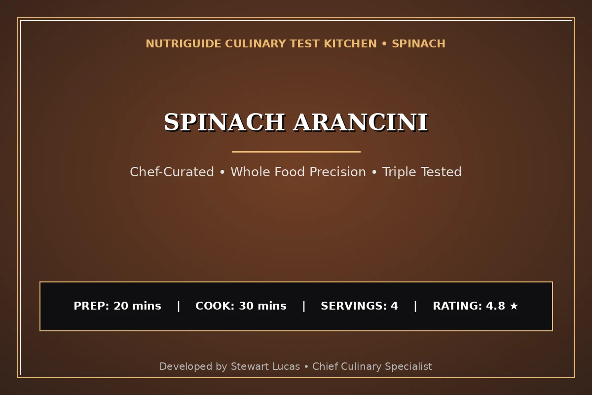Spinach Arancini