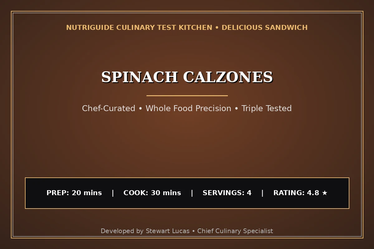 Spinach Calzones
