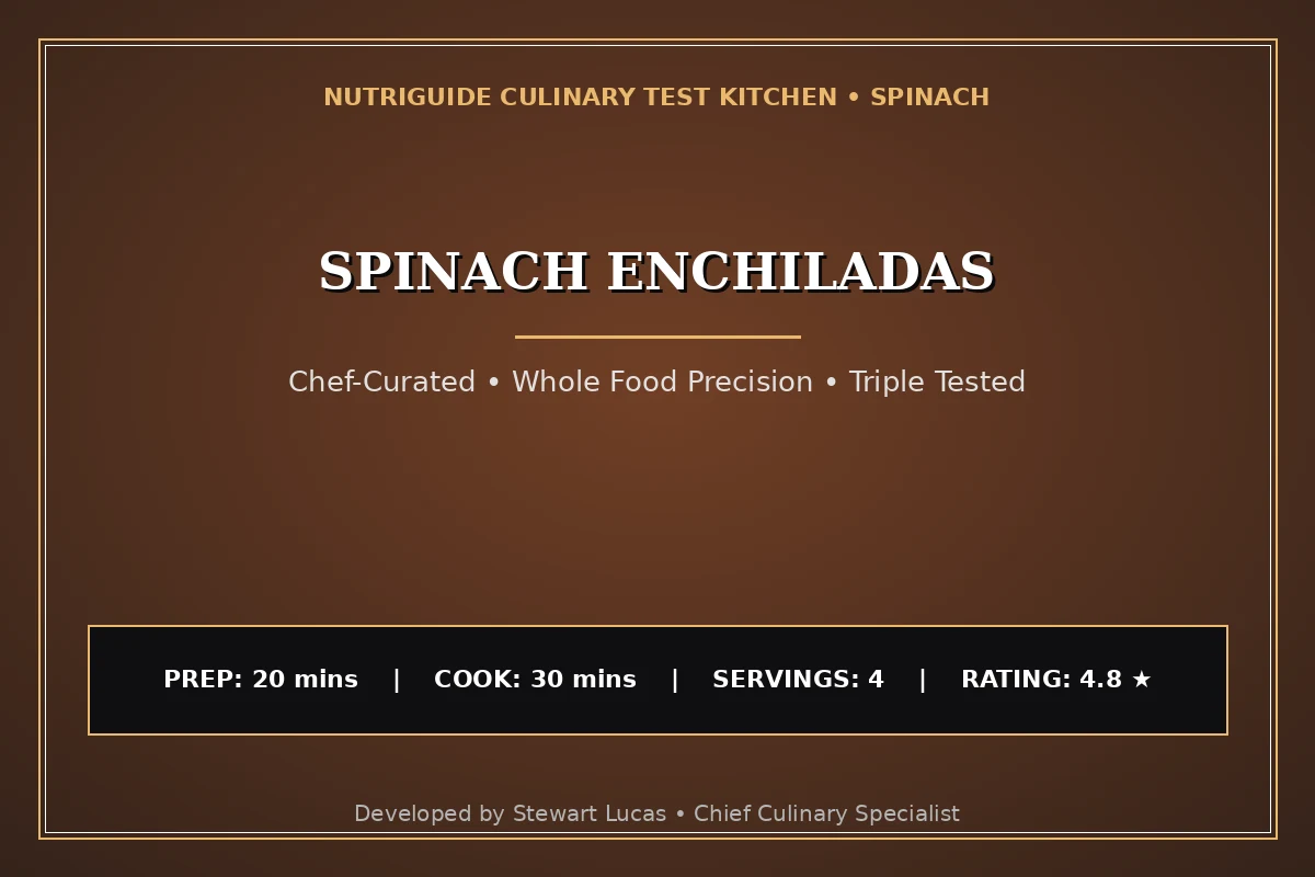 Spinach Enchiladas