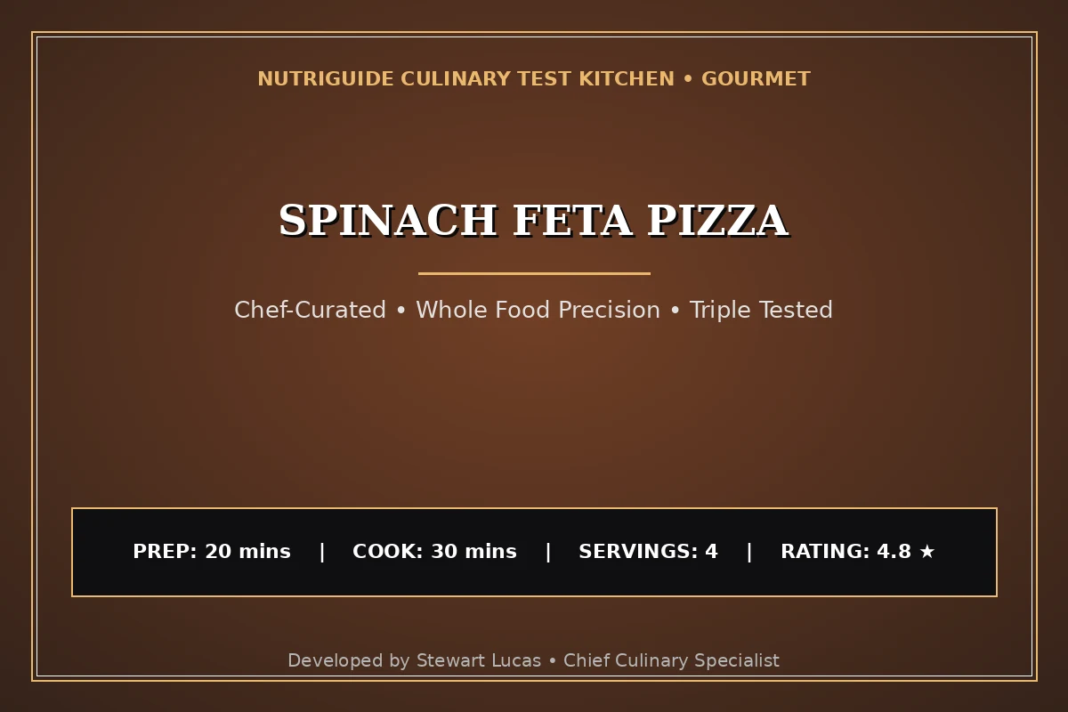 Spinach Feta Pizza