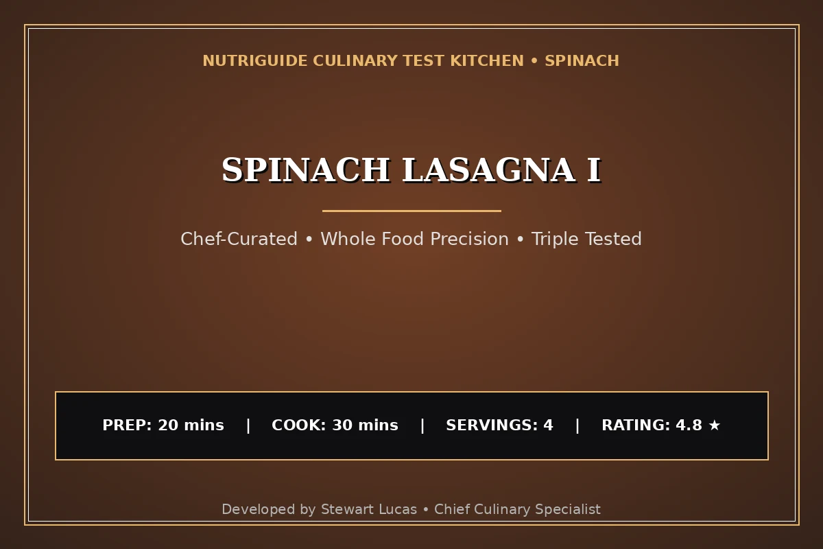 Spinach Lasagna I