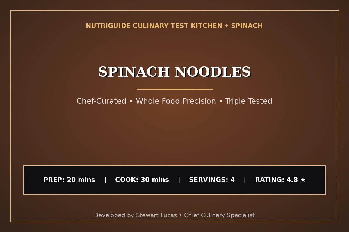 Spinach Noodles