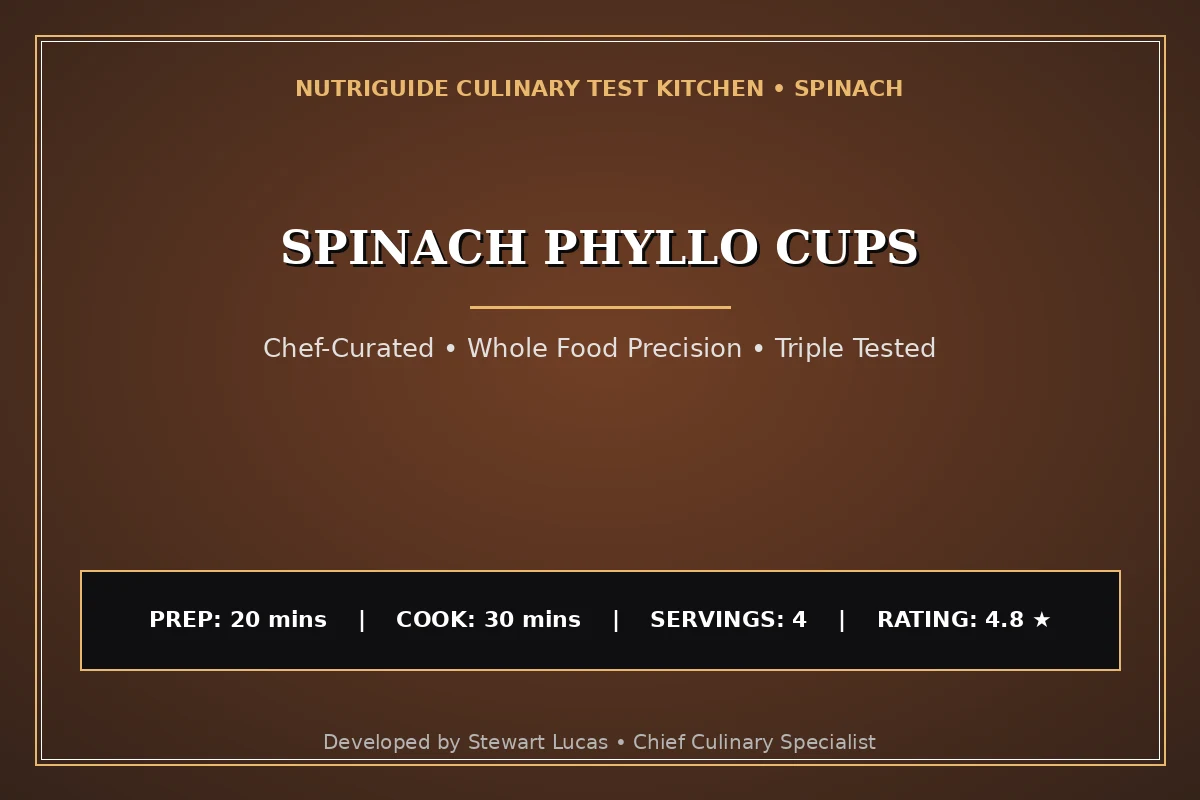 Spinach Phyllo Cups