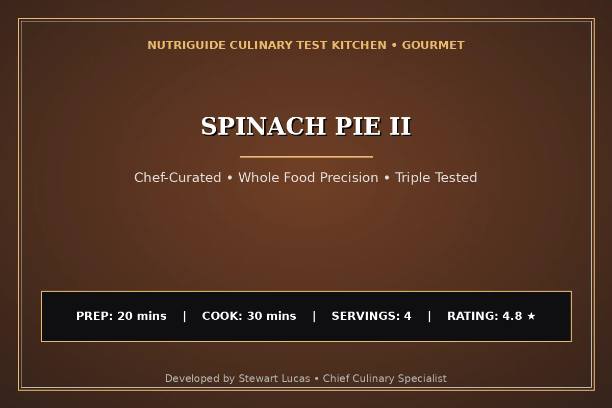 Spinach Pie Ii