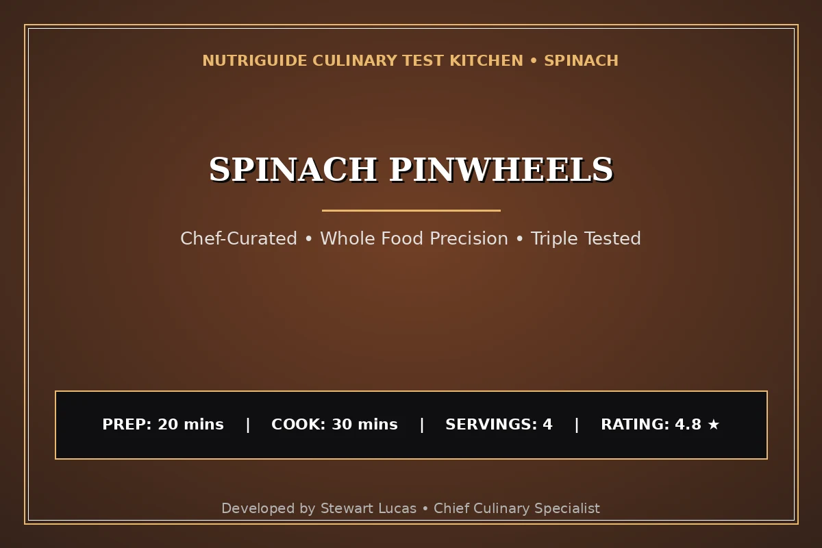 Spinach Pinwheels