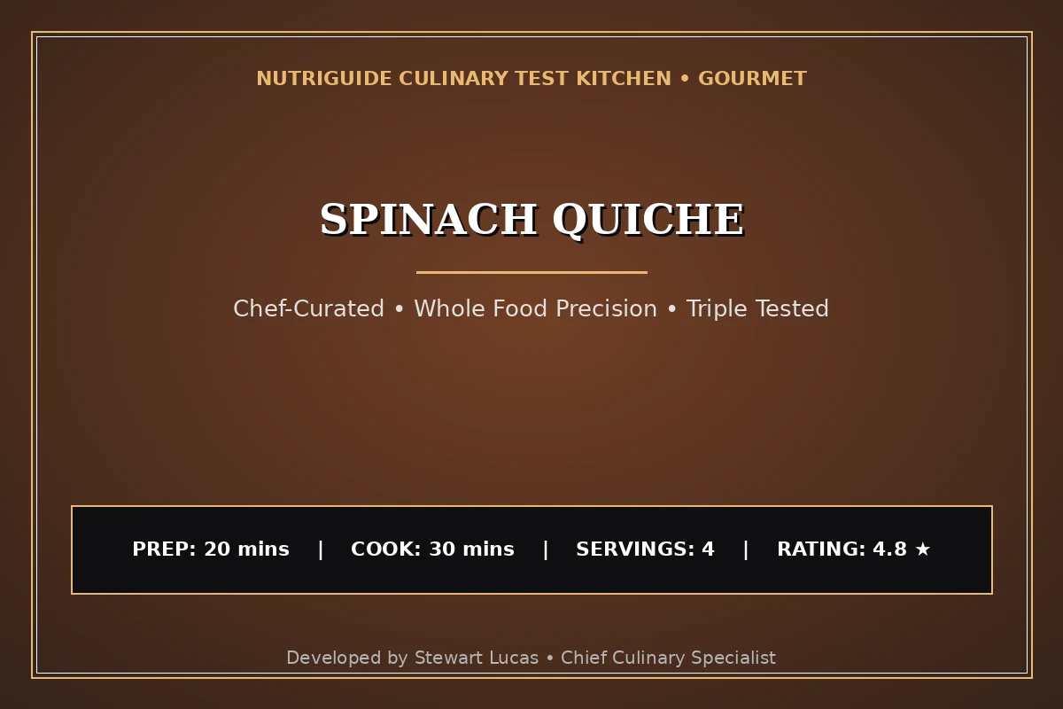 Spinach Quiche