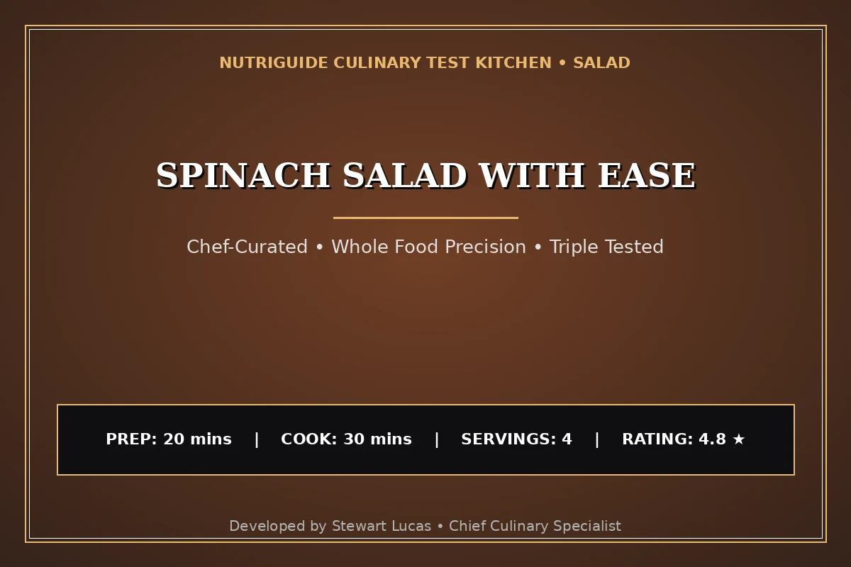 Spinach Salad With Ease
