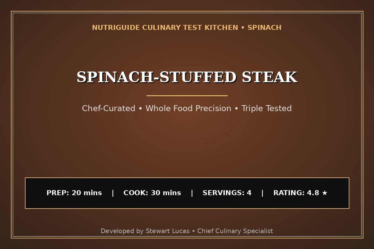Spinach-Stuffed Steak