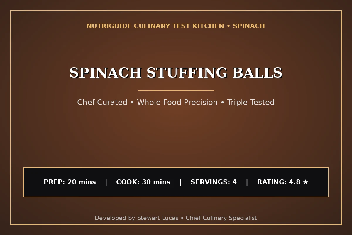 Spinach Stuffing Balls