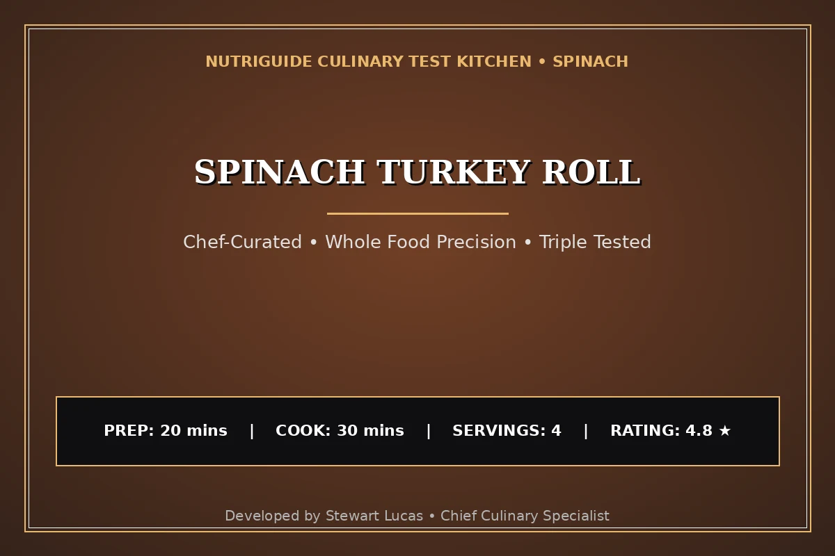 Spinach Turkey Roll