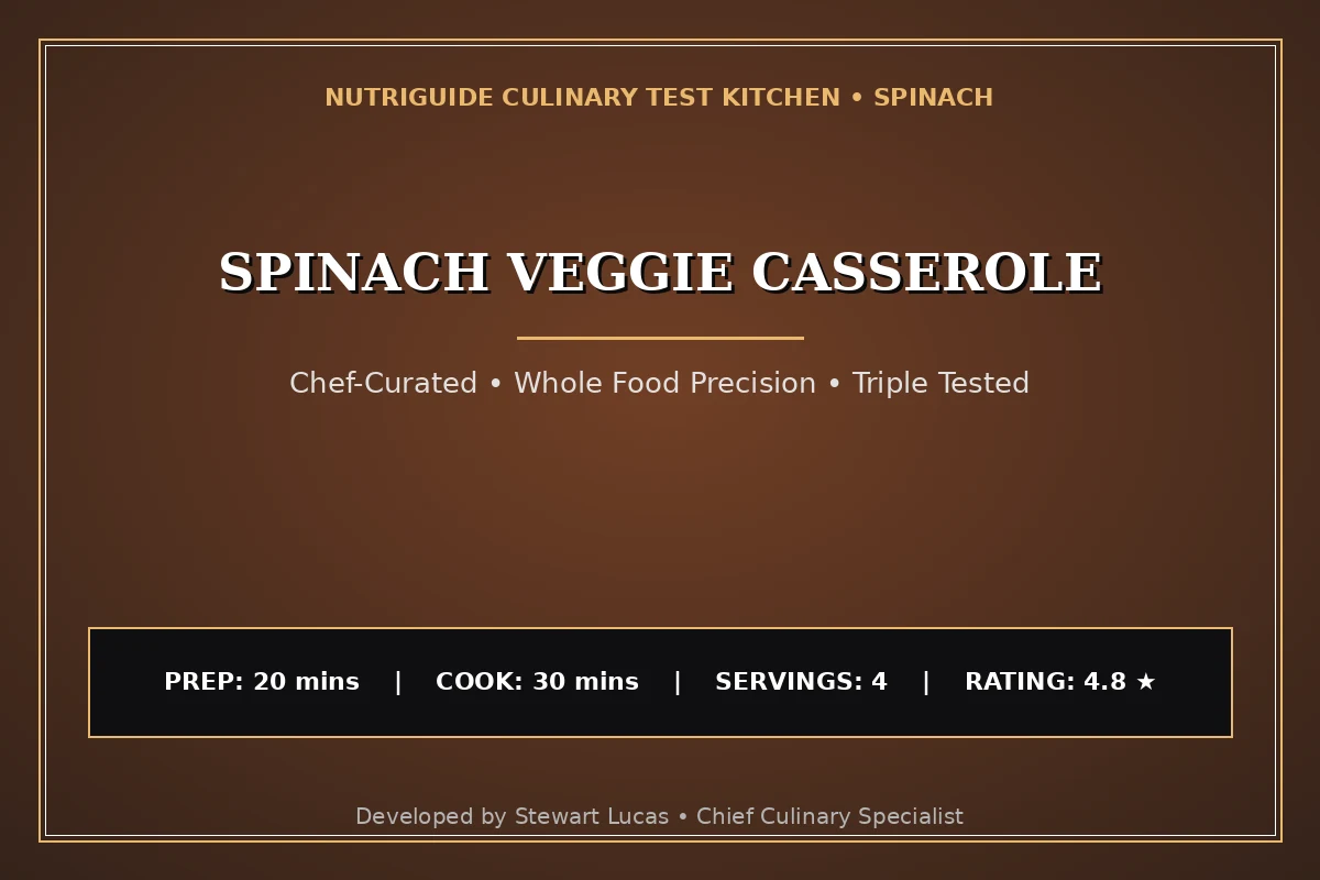 Spinach Veggie Casserole