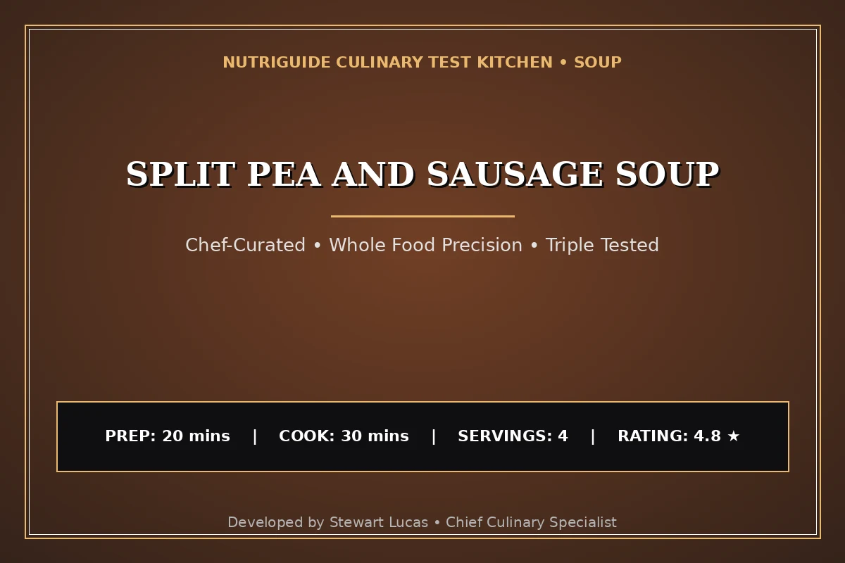 Split Pea And Sausage Soup