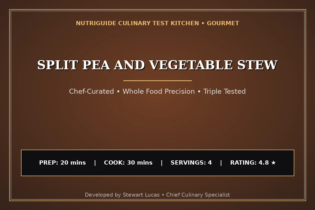 Split Pea And Vegetable Stew