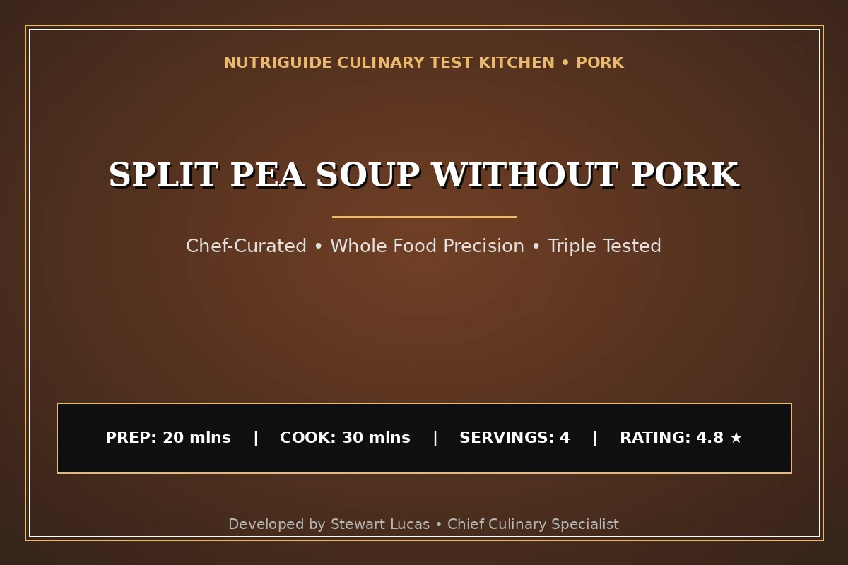 Split Pea Soup Without Pork