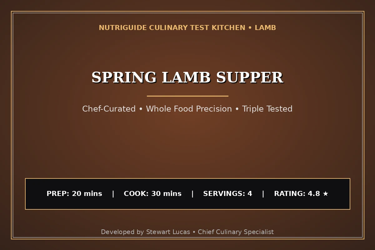 Spring Lamb Supper