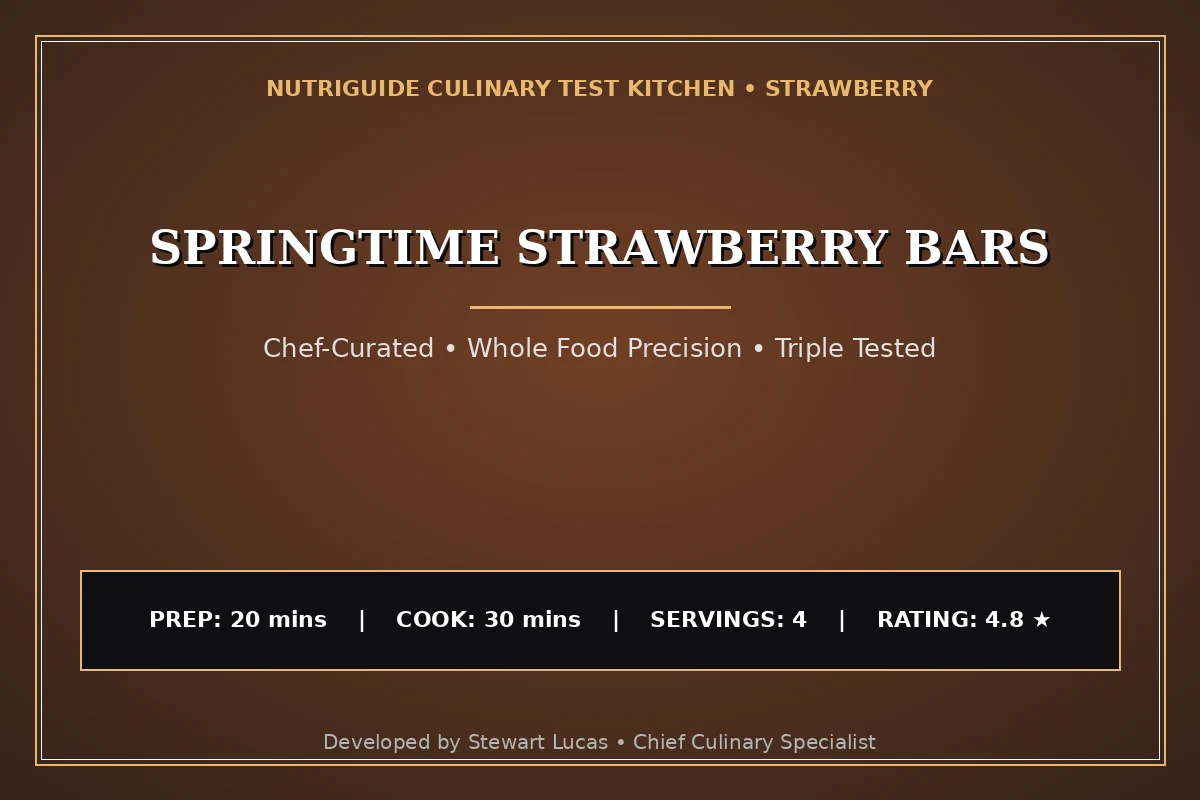 Springtime Strawberry Bars
