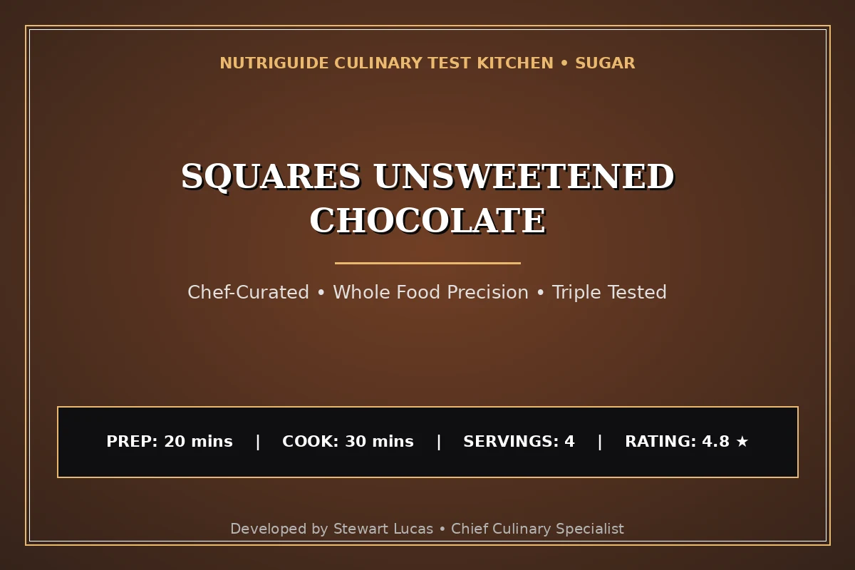 Squares Unsweetened Chocolate