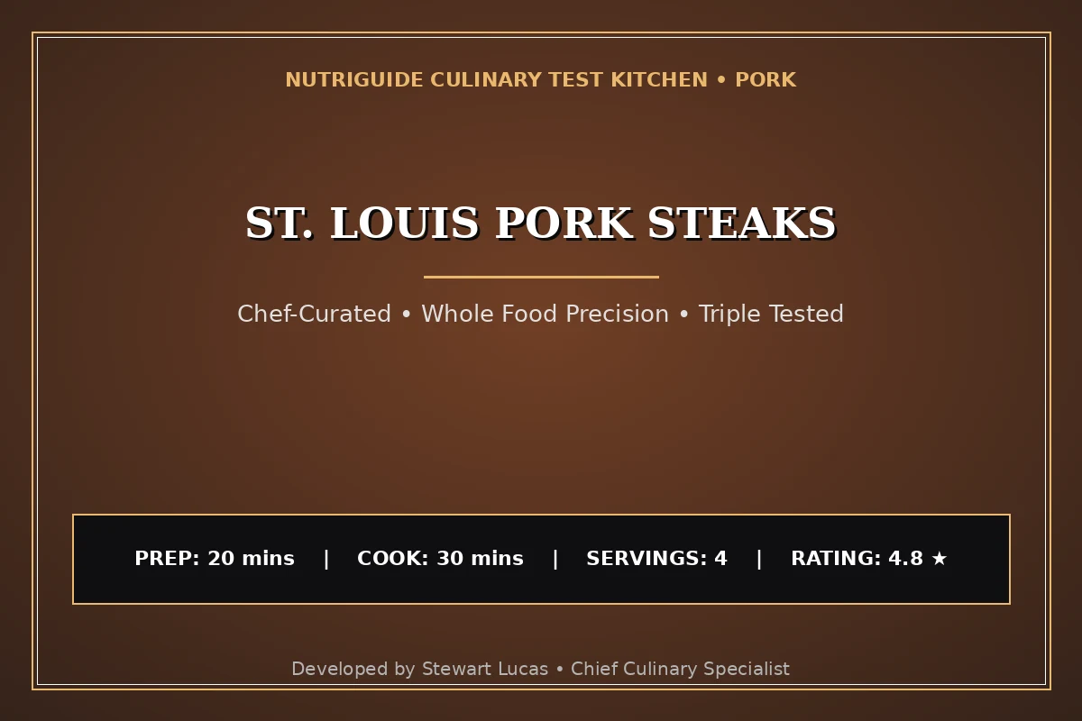 St. Louis Pork Steaks