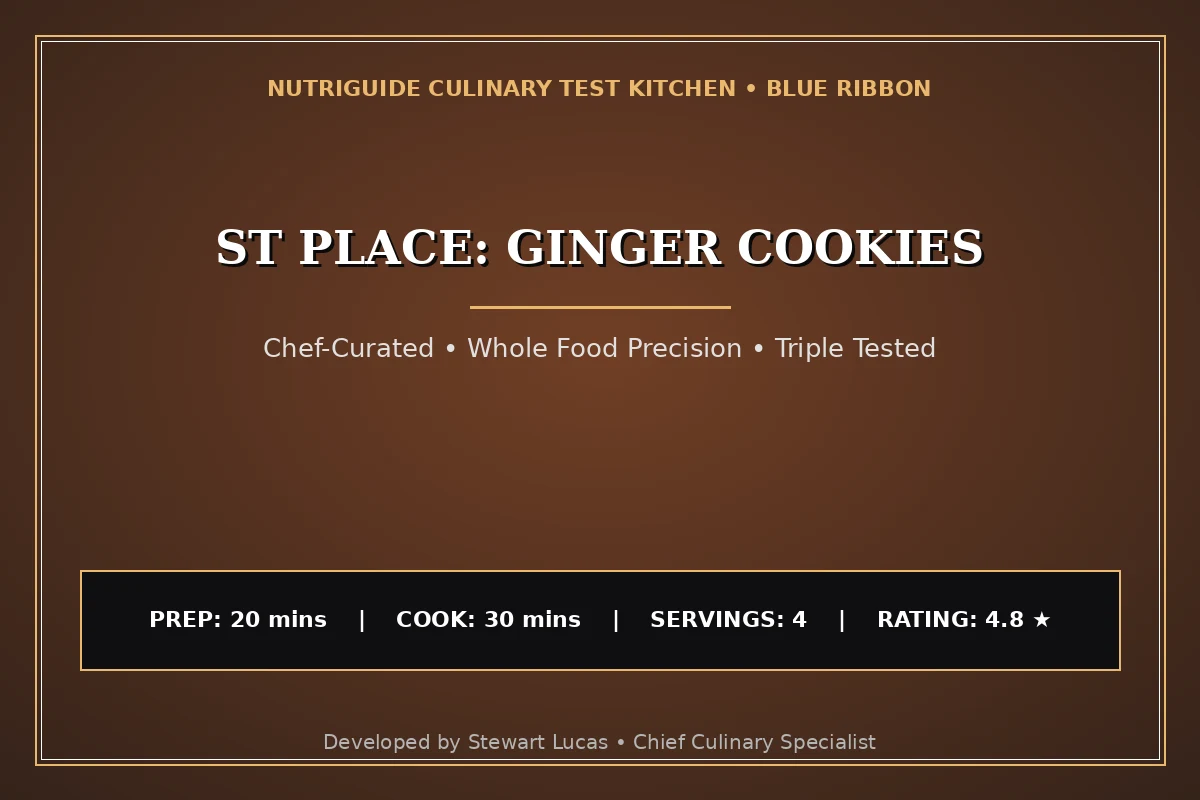 St Place: Ginger Cookies
