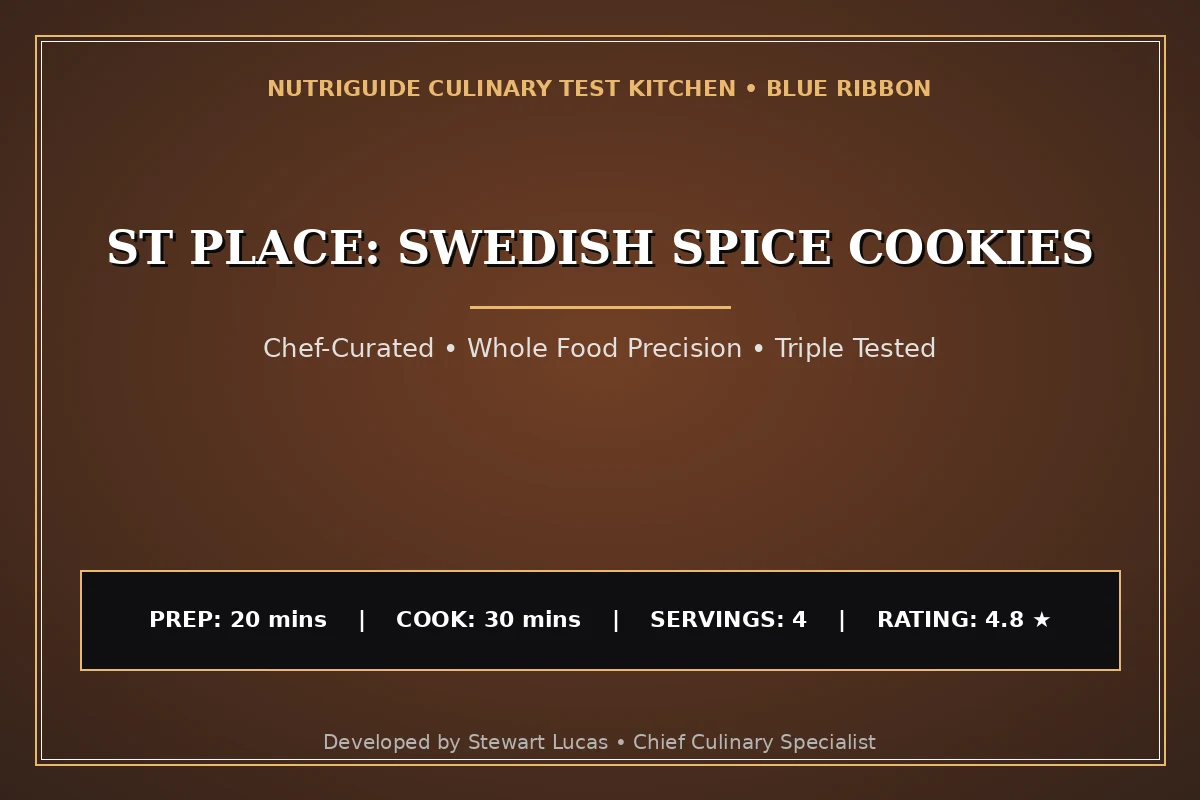 St Place: Swedish Spice Cookies