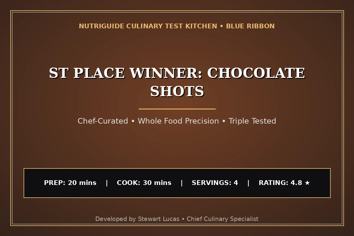 St Place Winner: Chocolate Shots