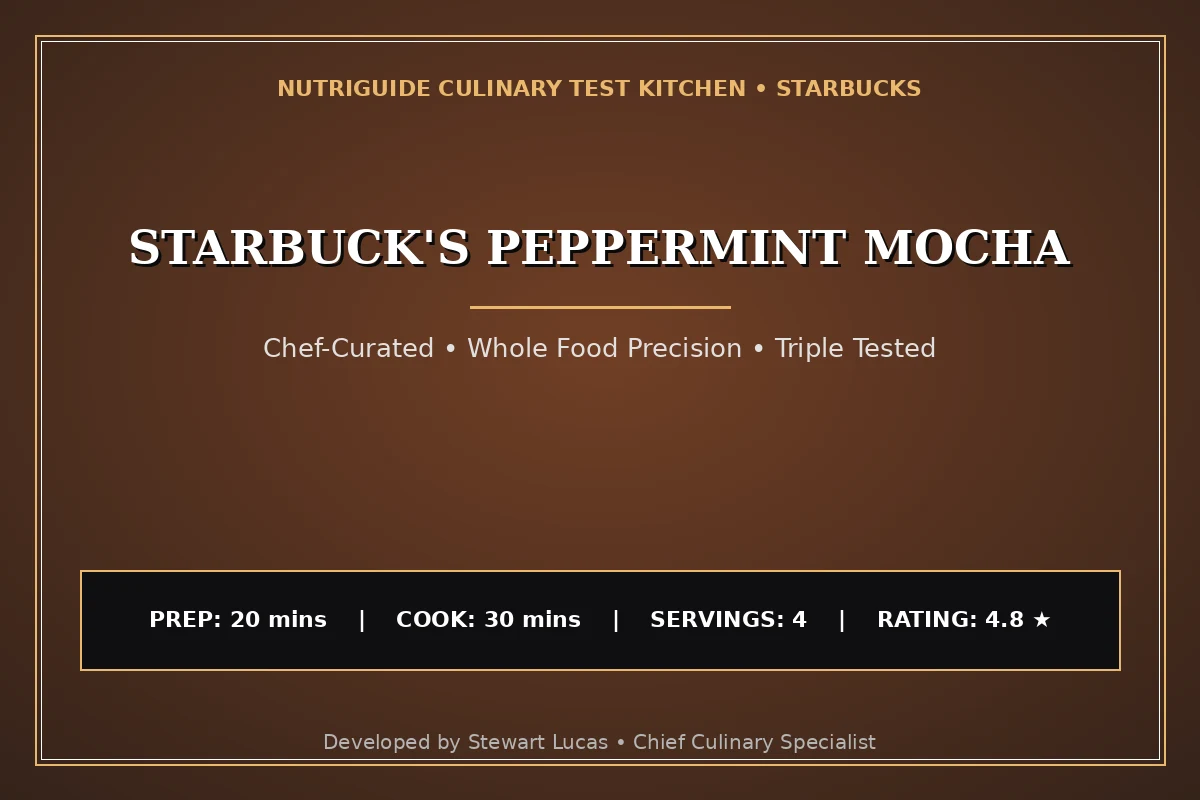 Starbuck'S Peppermint Mocha