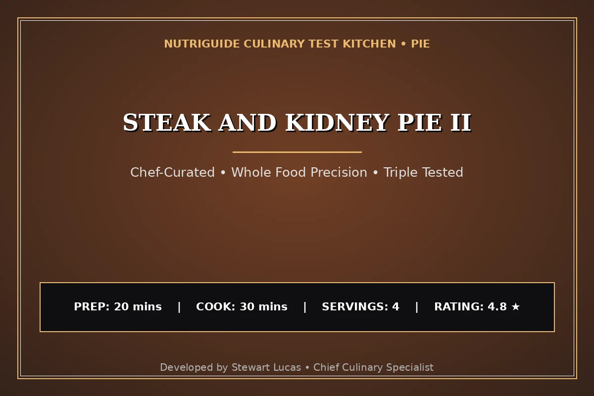 Steak And Kidney Pie Ii