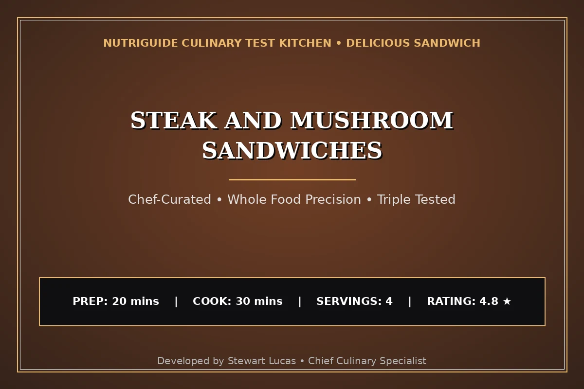 Steak And Mushroom Sandwiches