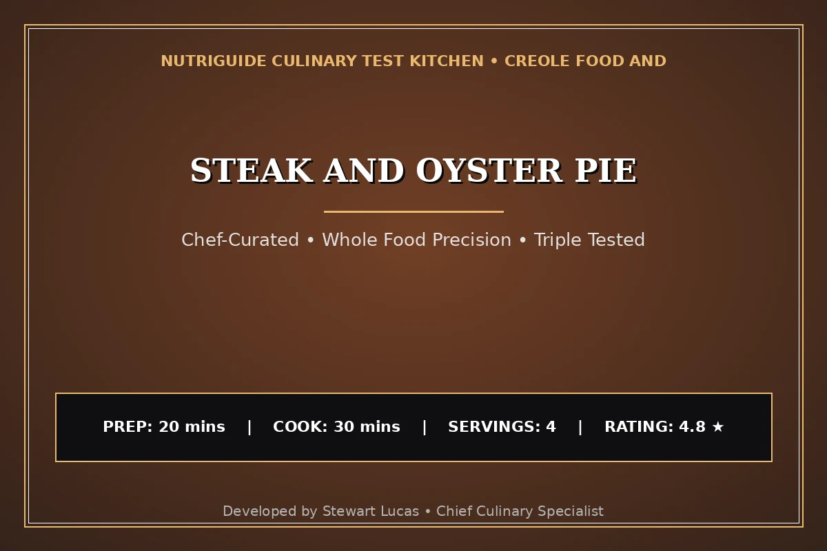 Steak And Oyster Pie