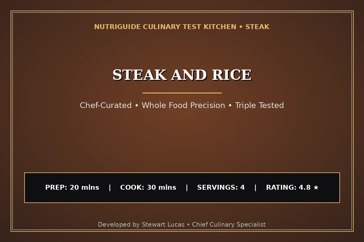 Steak And Rice