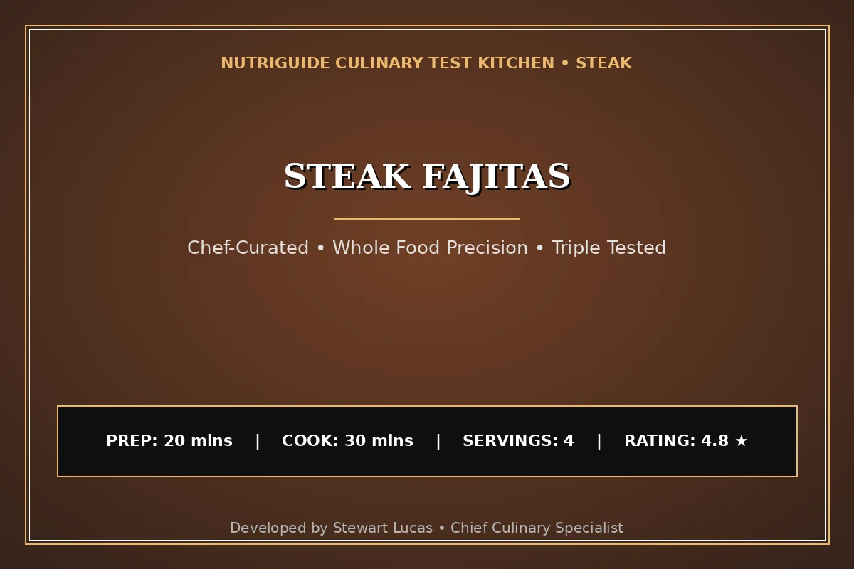 Steak Fajitas