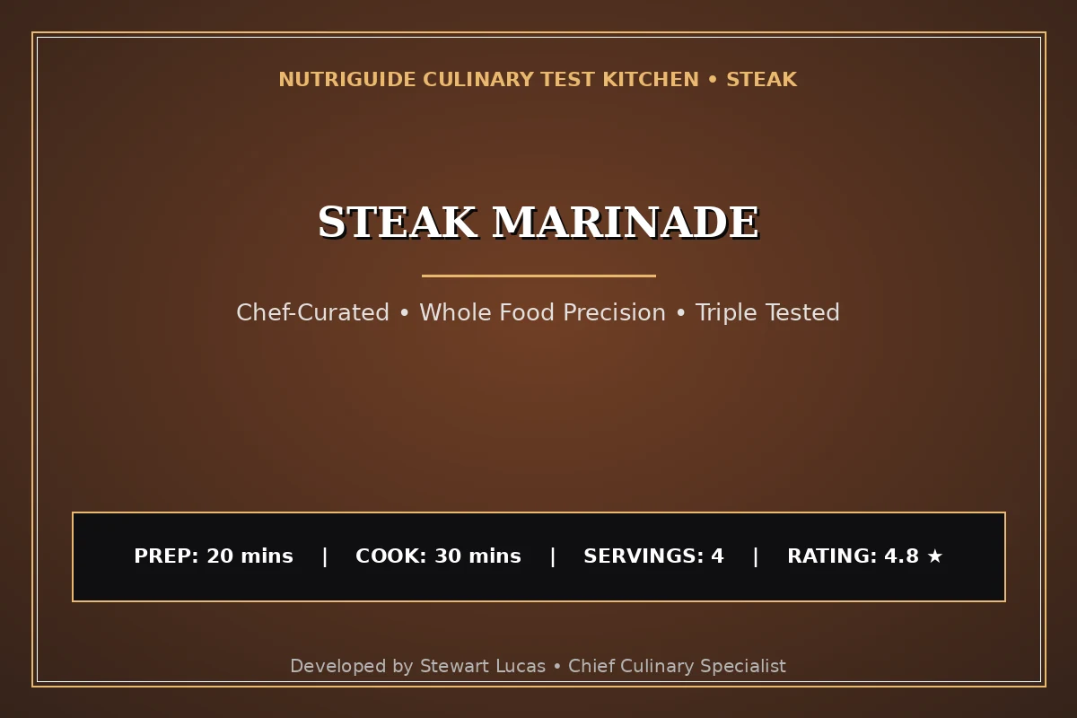 Steak Marinade