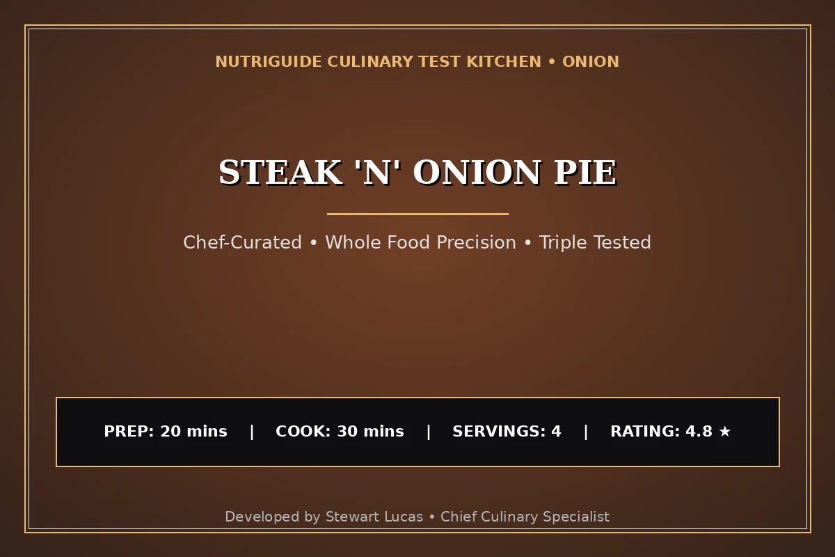 Steak 'N' Onion Pie