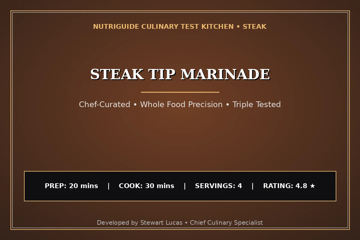 Steak Tip Marinade