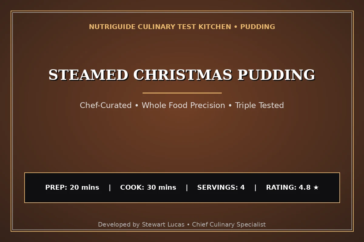 Steamed Christmas Pudding