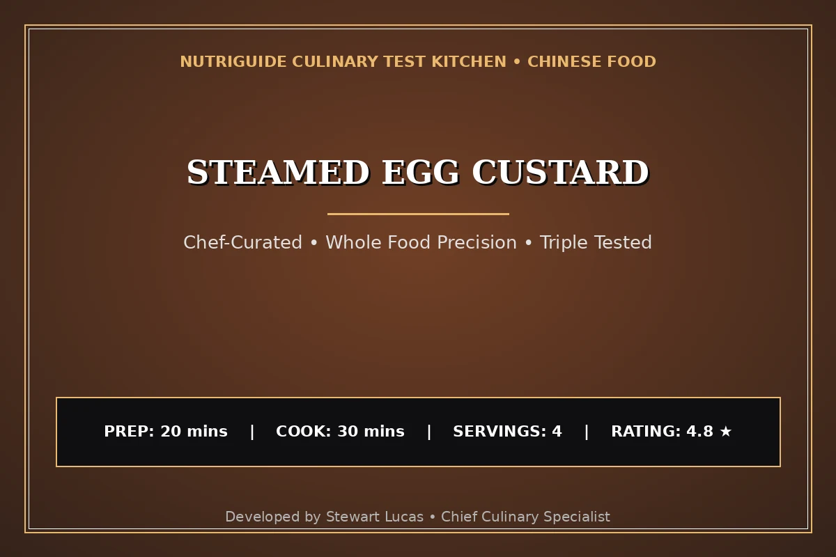Steamed Egg Custard