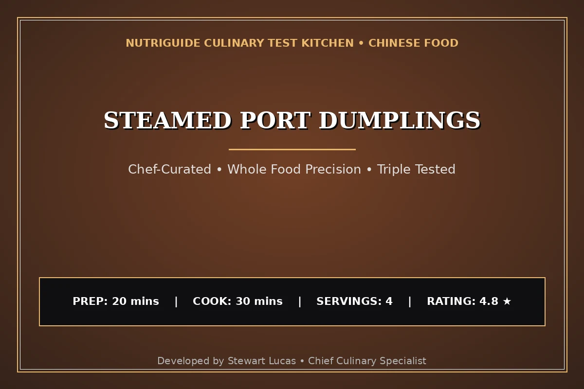 Steamed Port Dumplings